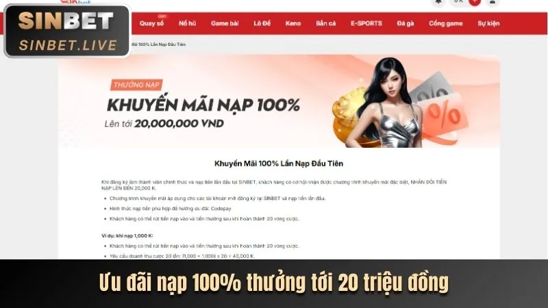Khuyến mãi thể thao vipvin nhà cái